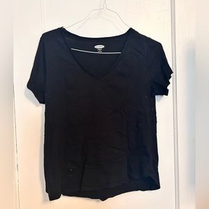 Black V-neck tshirt size medium